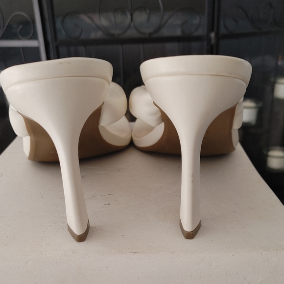 INC Sageep Cream High Heel Sandals 9M - Picture 7 of 13